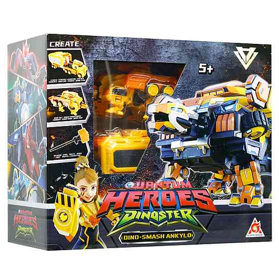 Динозавр-трансформер Dinoster - Мега Дино-Смеш Анкіло Дніпро