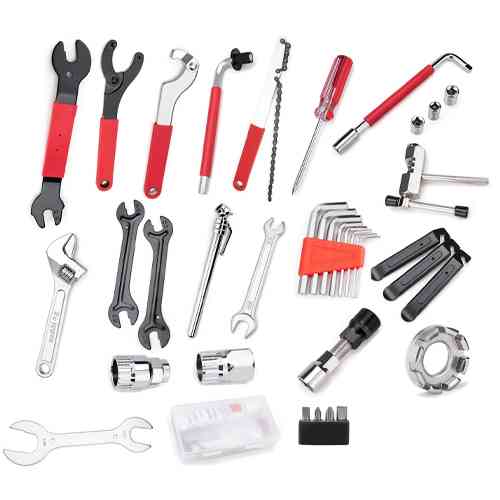 Набор для ремонта обслуживания велосипеда 44 предмета, в кейсе Винница