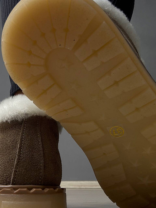 Черевики жіночі Hengji 69-3 лофери замшеві на хутрі бежеві, 40, 25 см Київ - фото 17