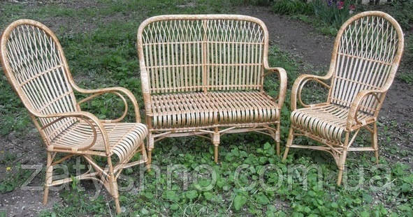 Комплект плетеной мебели с диванами Киев - изображение 3