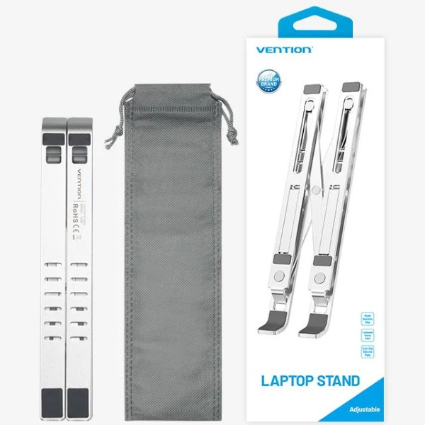 Підставка для ноутбука Laptop X-type Stand Silver Aluminum Alloy Vention Винница - изображение 7