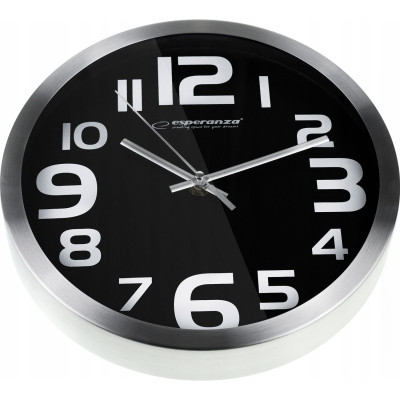Настенные часы Esperanza Wall Clock Zurich Black 25 см (EHC013K) Винница - изображение 2