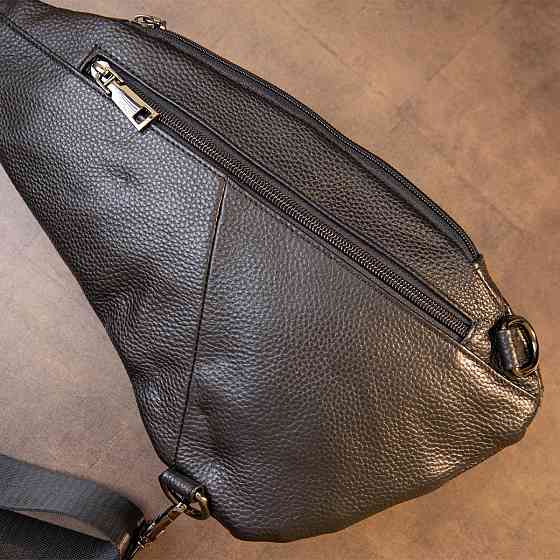 Сумка мужская флотар через плечо Черная (Vintage) Киев