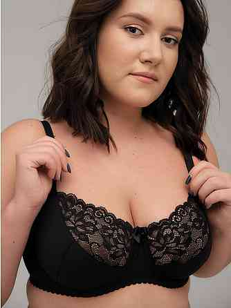 Бюстгальтер на великі груди м'яка чашка Nana Classic black 102940 85D Київ