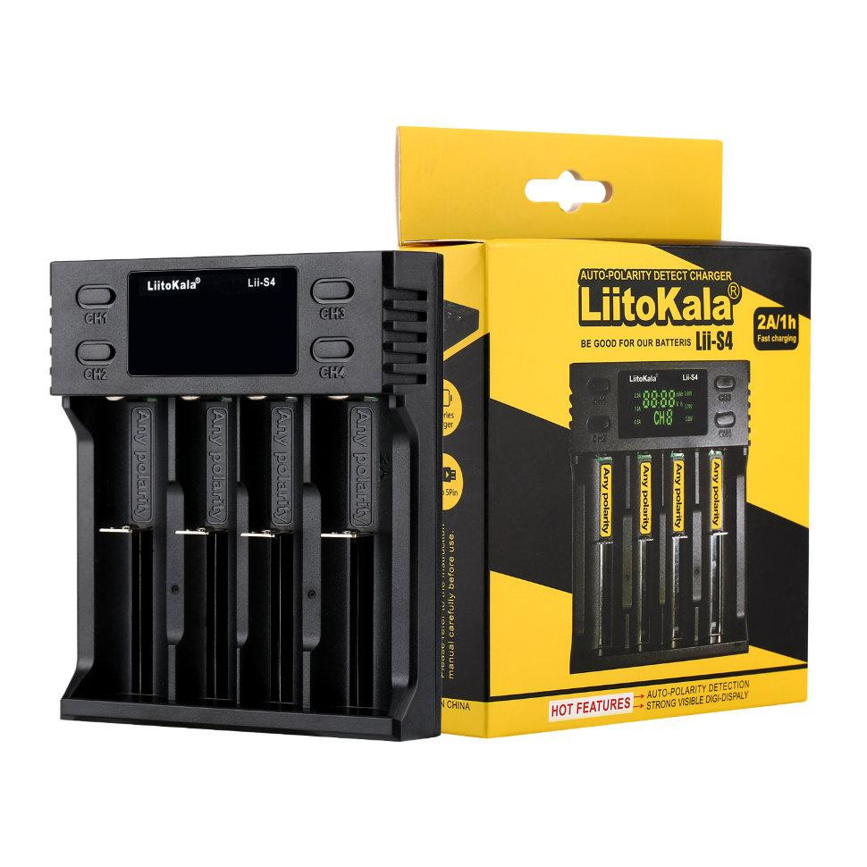 Зарядное устройство Liitokala Lii-S4, 4 канала, Ni-Mh/Li-ion/LiFePo4, USB, LCD, Box Киев - изображение 8
