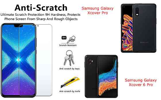 Защитное стекло NeoGlass для Samsung Galaxy Xcover Pro, Xcover 6 Pro – ультрапрозрачное и устойчивое Киев