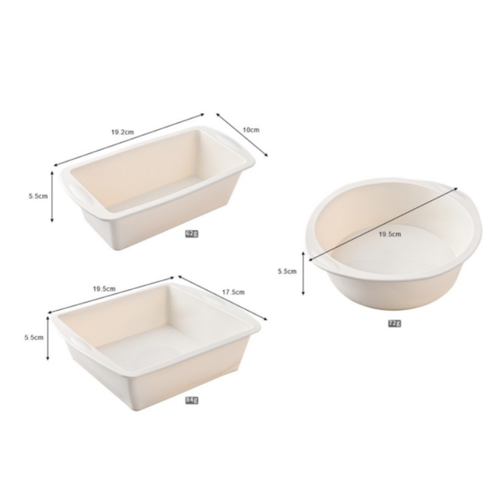 Набор формы силиконовые для выпечки 22 штук,комплект кухонных пренадлежностей с прихватками,цвет бежевый Каменец-Подольский