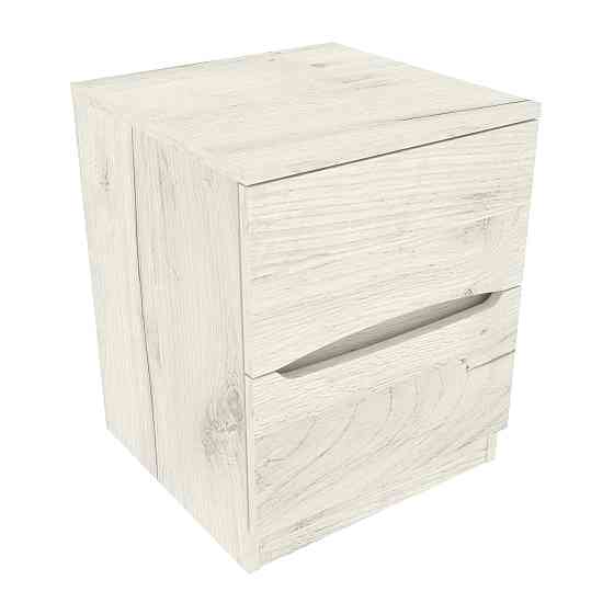 Тумба прикроватная Дельта, Дуб Крафт Білий, 400/400/500 Львов
