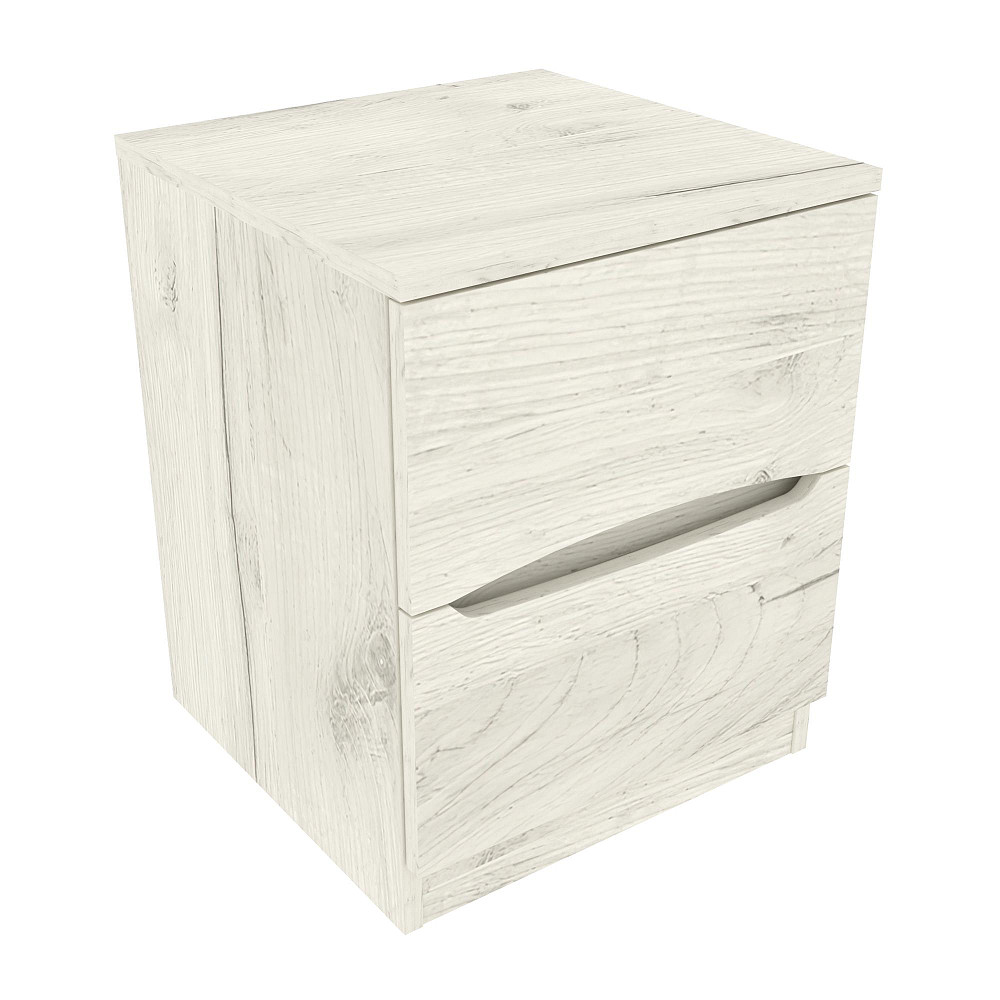 Тумба приліжкова Дельта, Дуб Крафт Білий, 400/400/500 Львів - фото 1