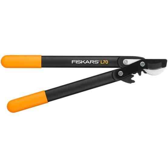 Малый плоскостной сучкорез Fiskars PowerGear™ с загнутыми лезвиями (S) L70 112190 (1002104) Коломия