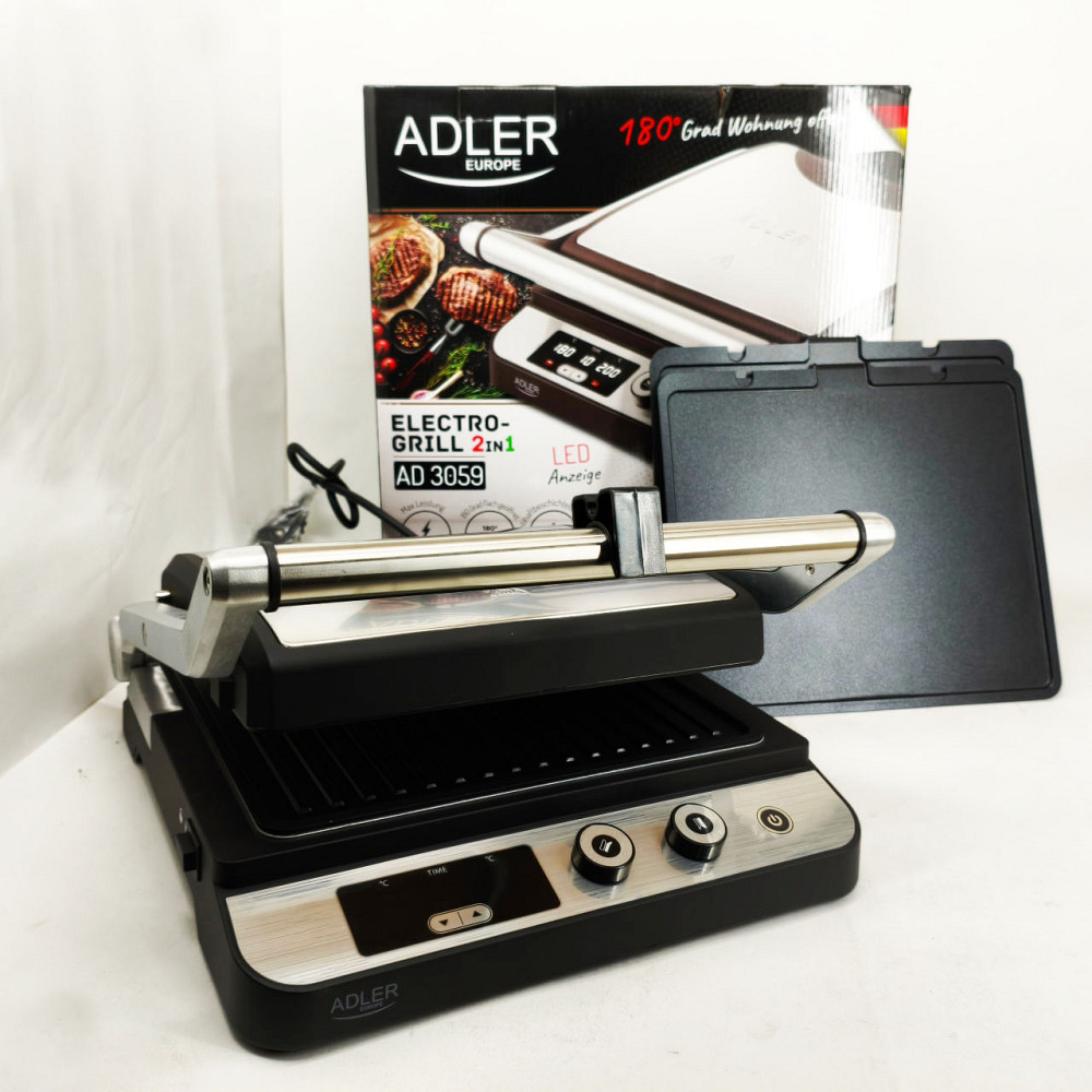 Кухонний гриль для м'яса, Сендвічниця з антипригарними панелями, Гриль контактний побутовий PJ-22 Львів - фото 6