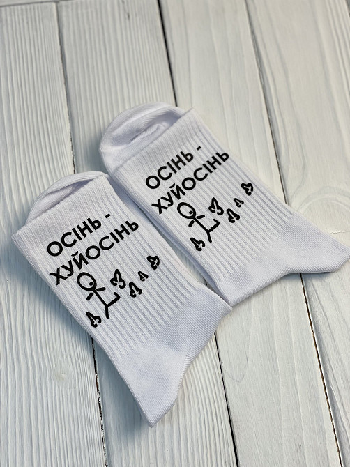 Шкарпетки "Осінь-хуйосінь" Чернівці - фото 1