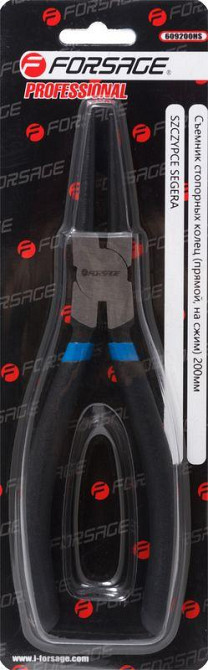 Знімач стопорних кілець прямий на стиск (L-200мм) Forsage F-609200HS Одеса - фото 2