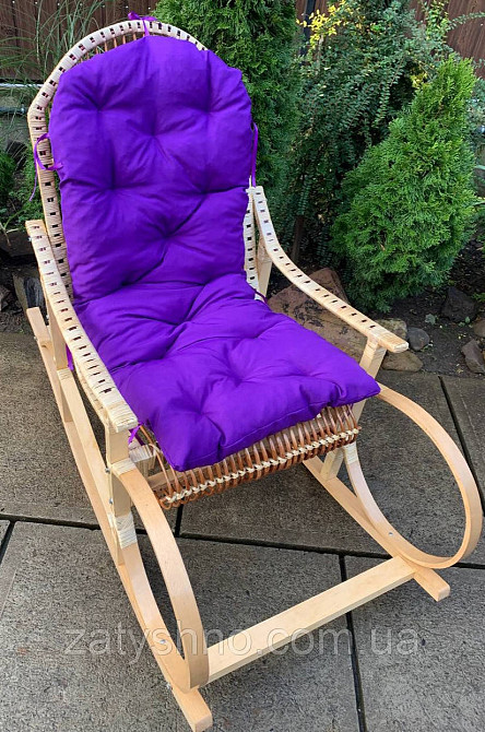 Буковое кресло-качалка Киев - изображение 3