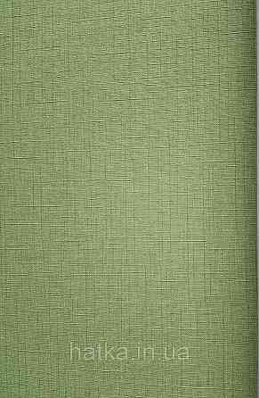 Шпалери метрові вінілові на флізелін Erismann Nature soul однотонні структурні тонка смужка яскраво салатові Київ