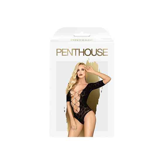 Боді Penthouse Salute Me XL Black (дефекти на пакованні!!!) Sex Aura Київ