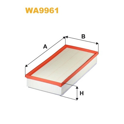 Воздушный фильтр для автомобиля Wixfiltron WA9961 Винница - изображение 1