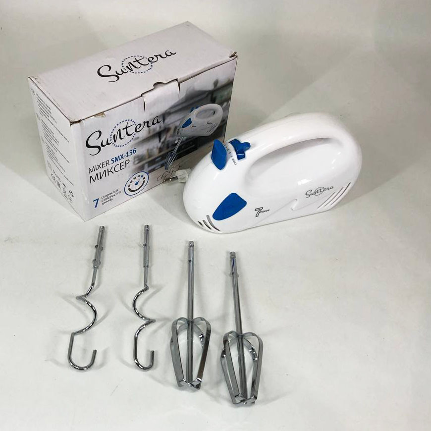 Міксер для крему меду Suntera, Міксер ручний 7 швидкостей, Ручні пристосування для приготування яєць CP-58 Івано-Франківськ - фото 7