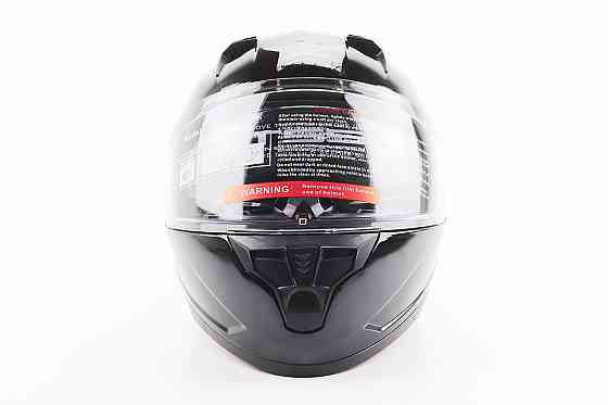 Шолом інтеграл, закритий (сертифікація DOT)+відкидні окуляри BLD-M67 L (59-60см), ЧОРНИЙ глянець Киев