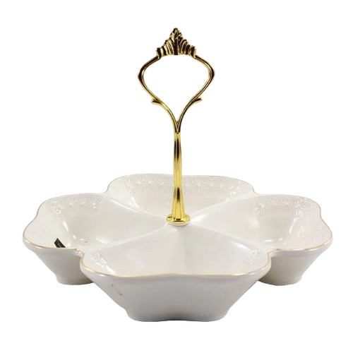 Менажниця 19,1см порцеляна білий LTBH-P1619-A Interos Житомир - фото 1