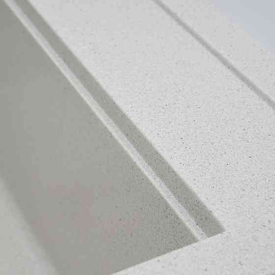 Гранітна мийка для кухні VALESO FIESTA 5149 матова Біла в крапку Коломыя