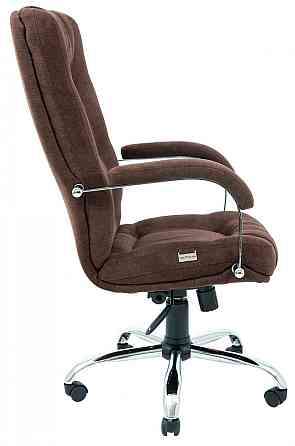 Офисное Кресло Руководителя Richman Alberto Kord 472 Хром М1 Tilt Коричневый Киев