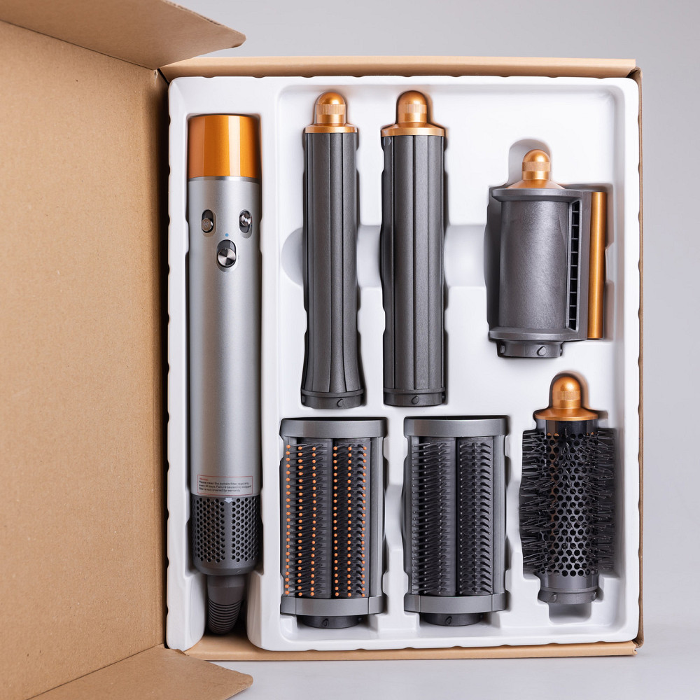 Smartx Мультисталер для волосся Airwrap Complete Long 6 насадок, сірий X9G Коломыя - изображение 9