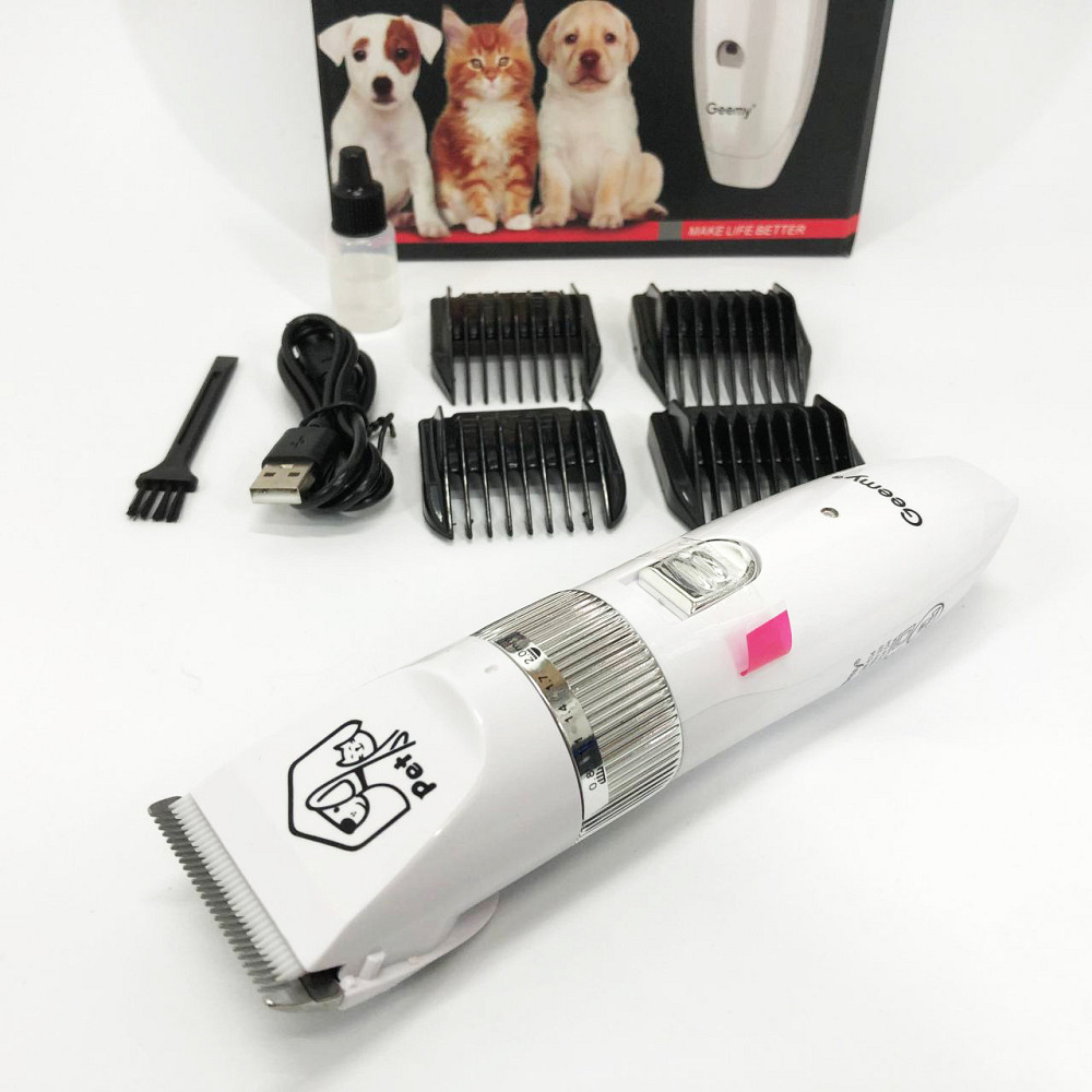 Машинка для стрижки довгошерстих собак Gemei, Машинка для стрижки тварин з регульованою довжиною KR-58 Івано-Франківськ - фото 6