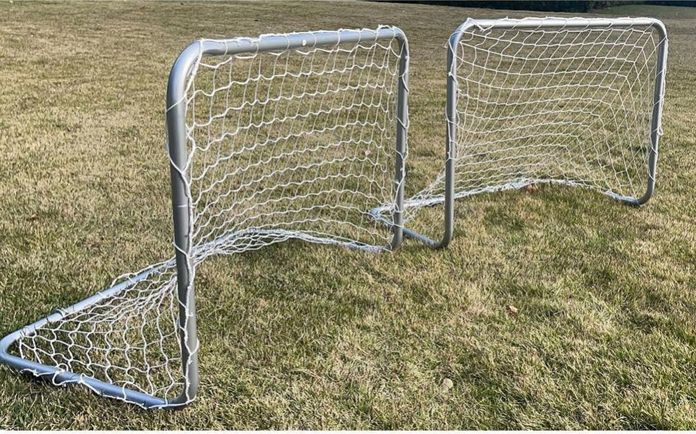 Врата футбольные Enero 78 x 56 x 45 см, серые Киев - изображение 3
