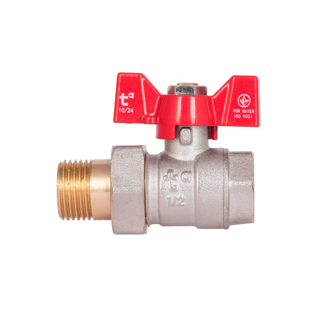 Кран кульовий "Американка" Thermo Alliance Standart прямий 1/2" ВН SD220W15 Київ - фото 4
