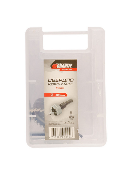 GRANITE Свердло корончасте GRANITE HSS 45 мм 6-08-045 Київ - фото 2