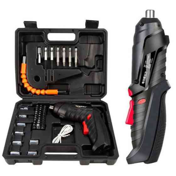 Шуруповерт з додатковими насадками, Бездротовий шуруповерт у кейсі на акумуляторі NX-27 Івано-Франківськ