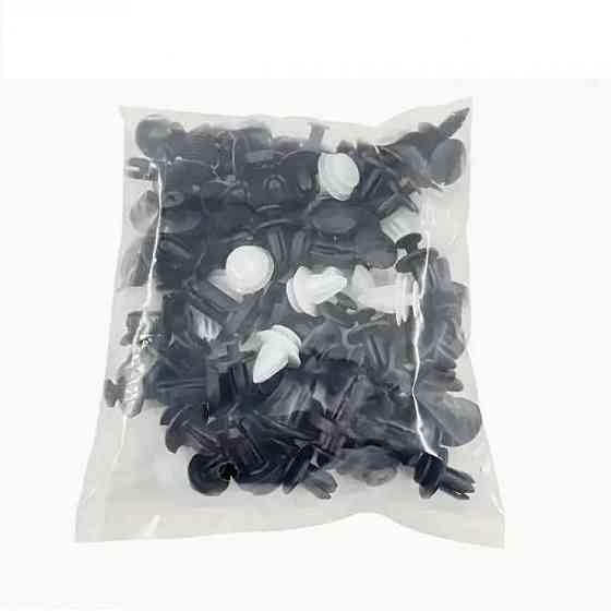 Набор автомобильных крепежей 100 шт, универсальные пистоны и клипсы для обшивки и бампера Киев