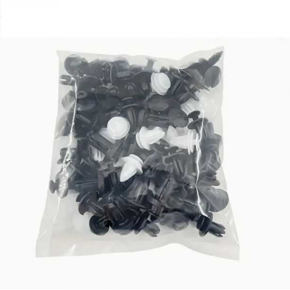 Набор автомобильных крепежей 100 шт, универсальные пистоны и клипсы для обшивки и бампера Киев - изображение 5