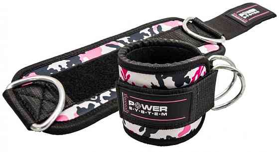 Манжети на щиколотку Power System PS-3470 Ankle Strap Camo Pink/Black Кам'янське