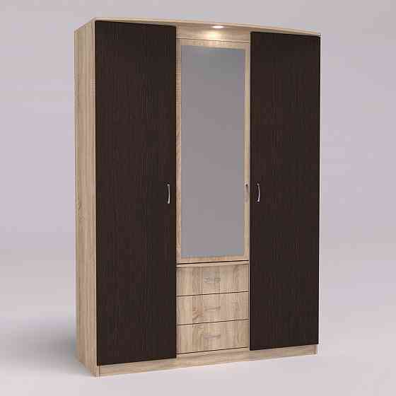 Шкаф Диана, Дуб Сонома/Венге Магия, 1500х650х2100 Львов