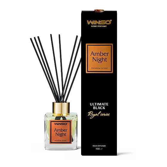Аромадифузор з паличками WINSO “Ultimate Black” Amber Night – атмосфера елегантності у вашому авто чи домі Ковель