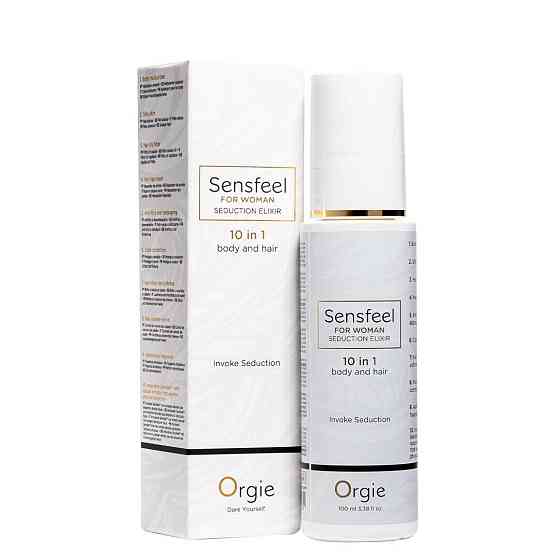 Лосьйон з феромонами для тіла та волосся Orgie – Sensfeel Seduction Elixir 10 in 1 for Woman (100 мл) Sex Aura Київ