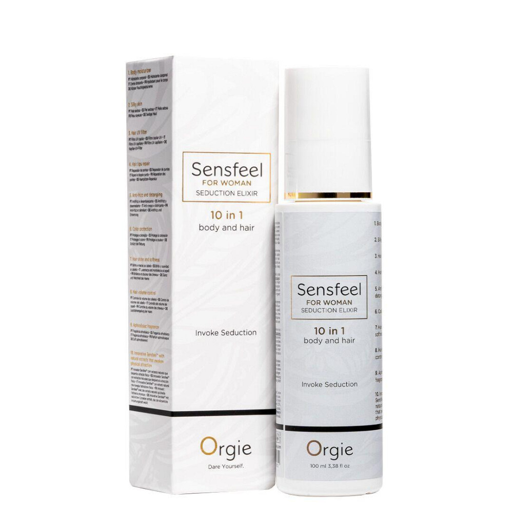 Лосьйон з феромонами для тіла та волосся Orgie – Sensfeel Seduction Elixir 10 in 1 for Woman (100 мл) Sex Aura Київ - фото 1