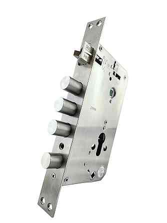 Корпус 3-ригельного замка PES 60х68 з круглими ригелями Київ