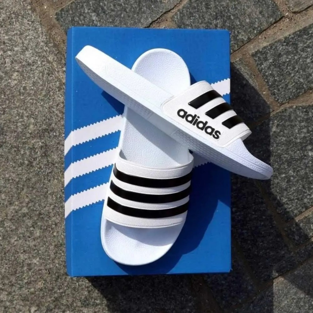 Шлёпанцы Тапочки Adidas Сланцы Адидас Белые Женские (размеры: 36,37,38,39,40) Днепр - изображение 6