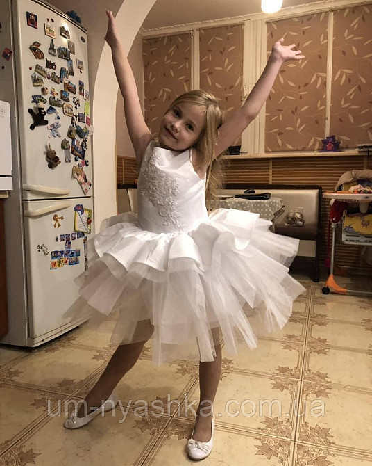 Пышное детское белое платье Бетти  на 4-5, 6-7 лет Кривой Рог - изображение 8