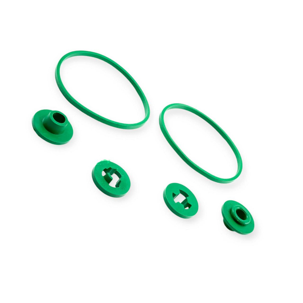 Ремкомплект паливного тонкого очищення Камаз зелений силікон фільтра Мукачево - фото 1