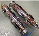 Ручки керма (хром з поворотом) (mod JY-4) (внутрішній Ǿ 23 Ǿ 23) VDK Київ - фото 1