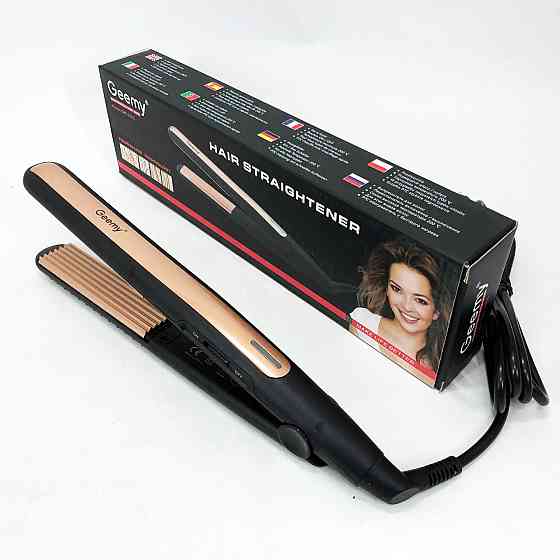 Выпрямитель-гофре для тонких волос Gemei GM-2955W Выпрямитель для волос поездок KI-75 Львов