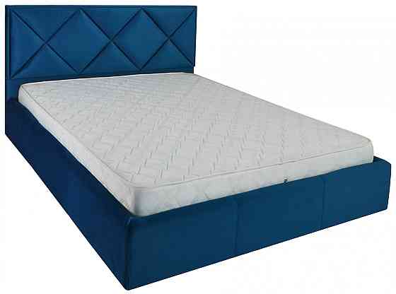 Кровать Двуспальная Leeds Standart 160 х 200 см Missoni 017 Синий Днепр