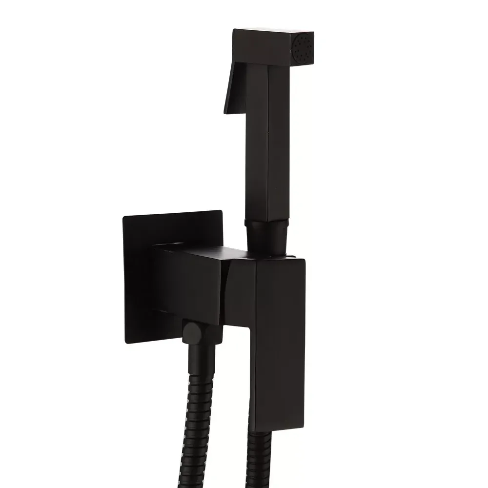 Гігієнічний душ прихованого підключення Frap F7506-6 чорний Київ - фото 1