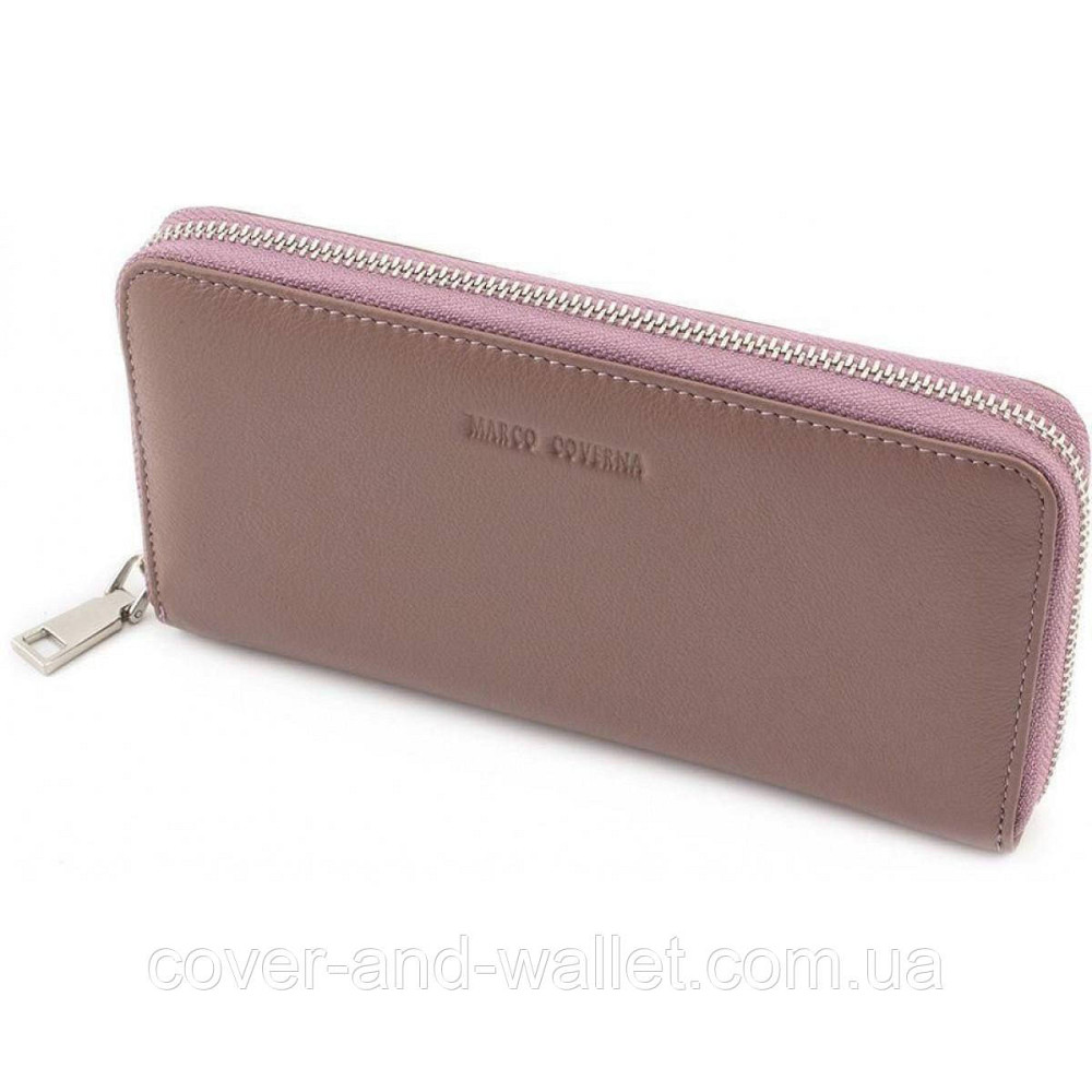 Женский кожаный кошелек на молнии свет розовый Marco Coverna MC 7003-6 Киев - изображение 13