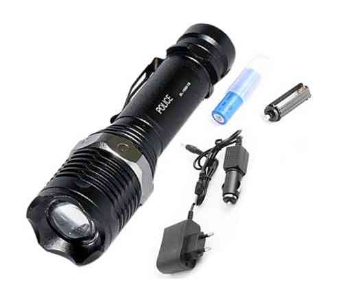 Ліхтар Police BL-1890-T6 158000W zoom + ЗУ220/12В + 18650 + 5 режимів Вінниця
