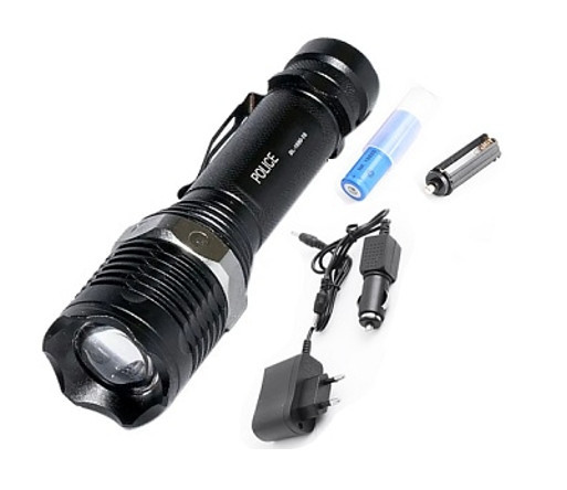 Ліхтар Police BL-1890-T6 158000W zoom + ЗУ220/12В + 18650 + 5 режимів Вінниця - фото 1